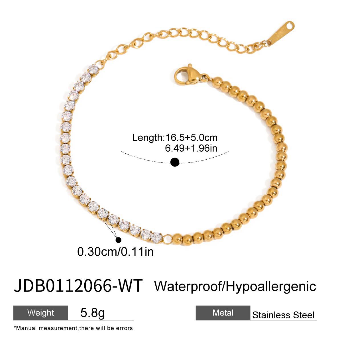Titanium steel jewelry, stainless steel layered bracelets, light luxury high-end non-fading jewelry, tennis chains