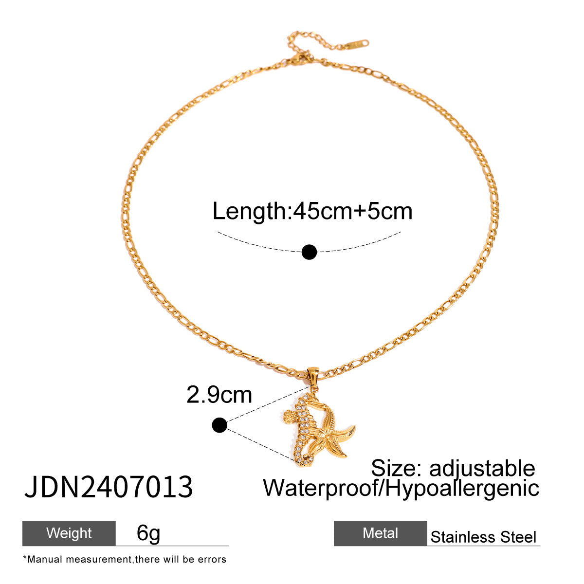 Stainless steel holiday jewelry titanium steel necklace light luxury high-end clavicle chain