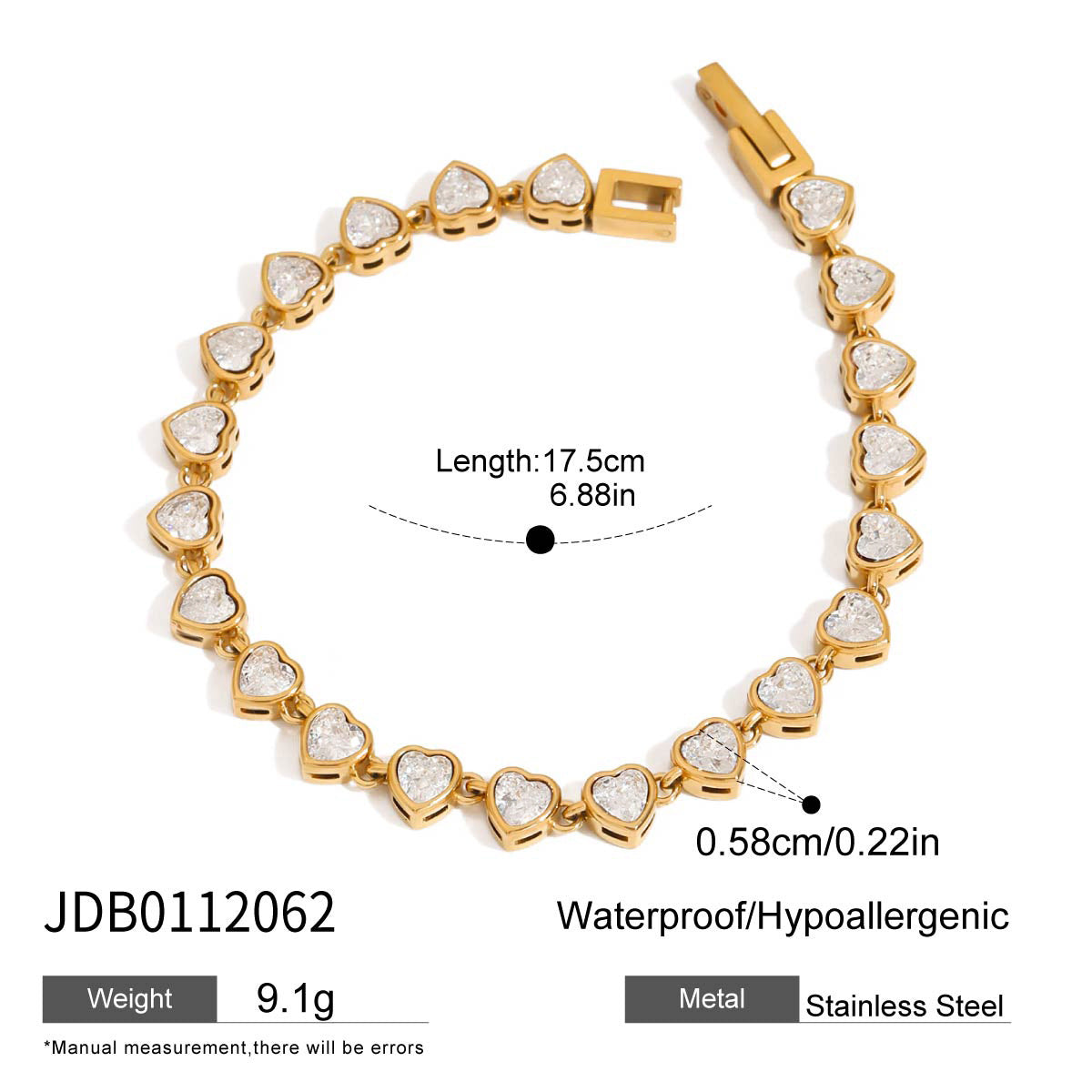 Titanium steel jewelry, stainless steel layered bracelets, light luxury high-end non-fading jewelry, tennis chains