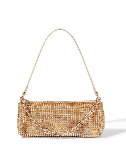 Fashion Triangle King Bag Single Shoulder Crossbody Bag Diamond-Studded Bag Evening Bag