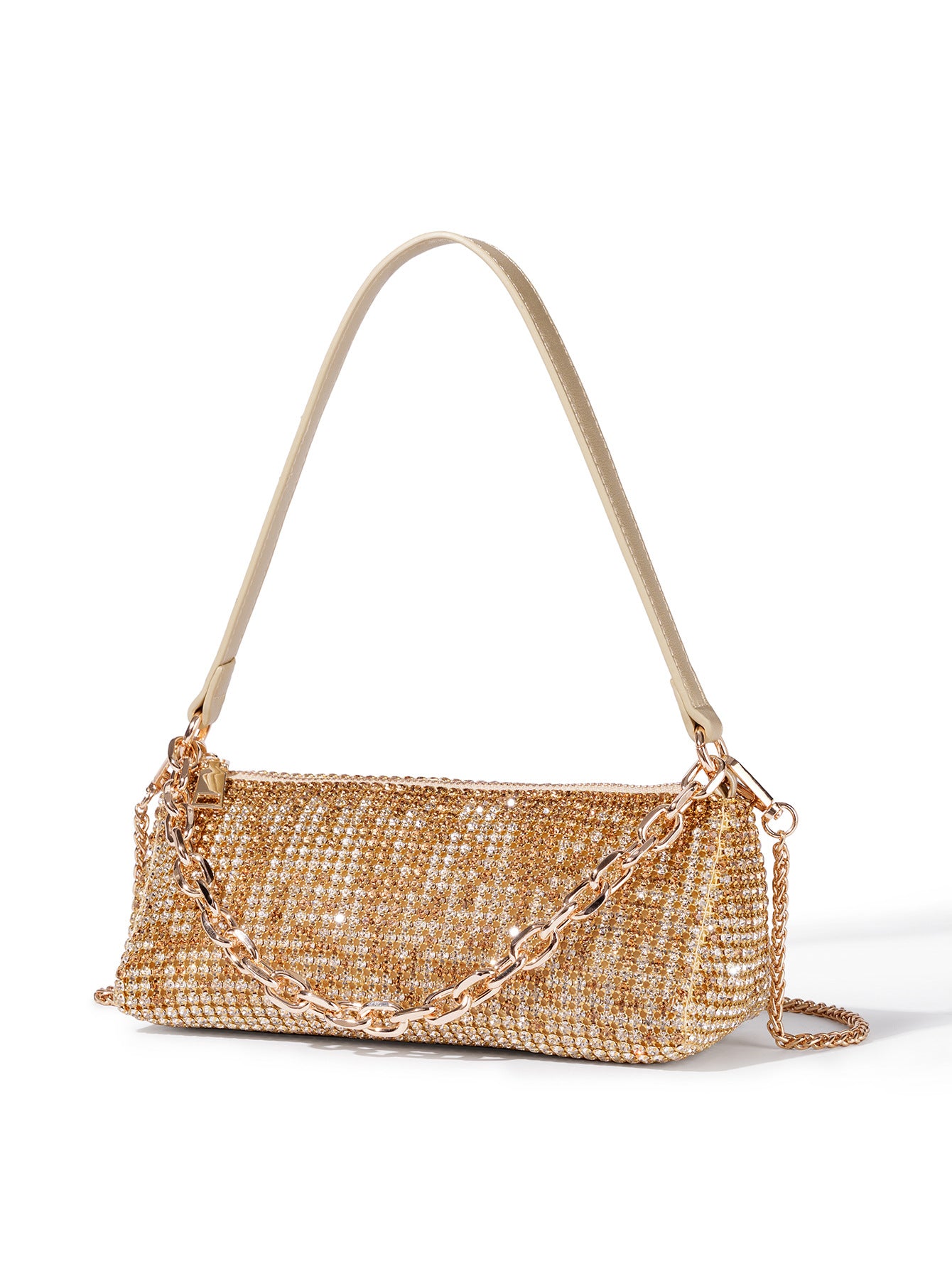 Fashion Triangle King Bag Single Shoulder Crossbody Bag Diamond-Studded Bag Evening Bag