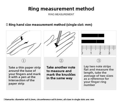 Stainless steel gold exaggerated ring high-end ins ring cross-border jewelry titanium steel rings