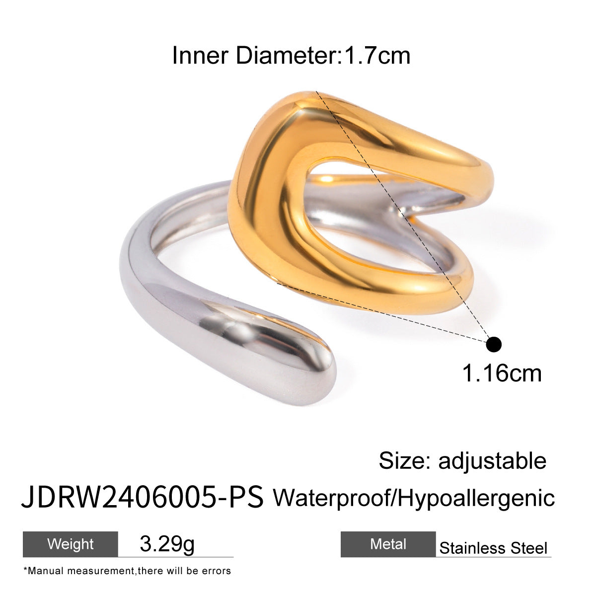 Stainless steel flower ring high-end ins ring jewelry cross-border jewelry titanium steel exaggerated rings