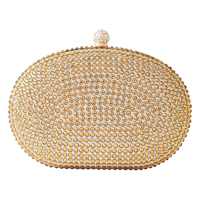 Sparkly Rhinestone Clutch Purse for Women - Elegant Wedding Party Bag with Detachable Chain