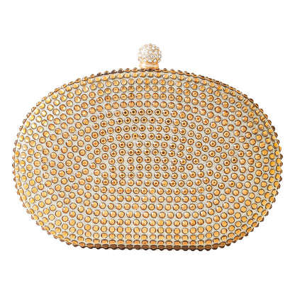 Sparkly Rhinestone Clutch Purse for Women - Elegant Wedding Party Bag with Detachable Chain