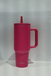 40oz Large Capacity Tumbler with Handle - Vacuum Insulated Stainless Steel Travel Mug, Keeps Drinks Ice Cold 24H+ for Gym, Work & Road Trips