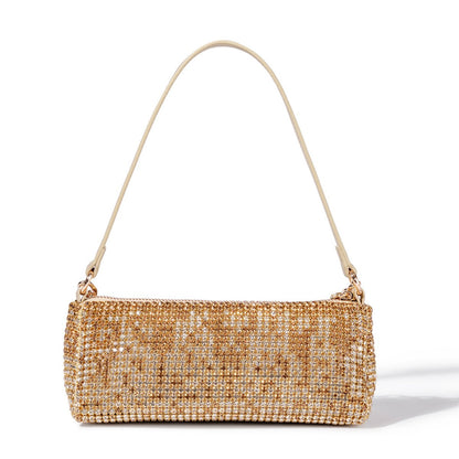 Fashion Triangle King Bag Single Shoulder Crossbody Bag Diamond-Studded Bag Evening Bag