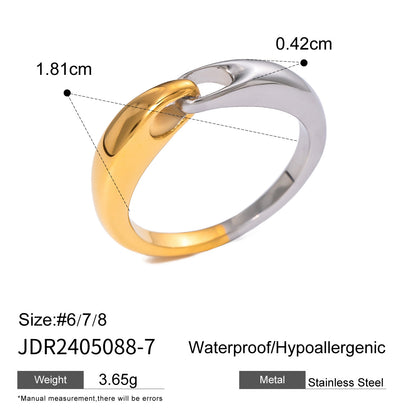 Stainless steel flower ring high-end ins ring jewelry cross-border jewelry titanium steel exaggerated rings