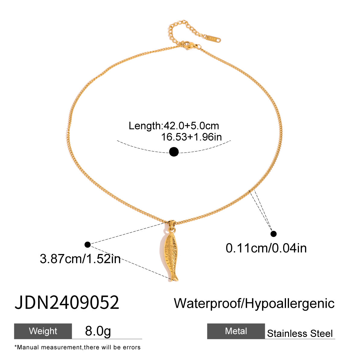 Stainless steel holiday jewelry titanium steel necklace light luxury high-end clavicle chain